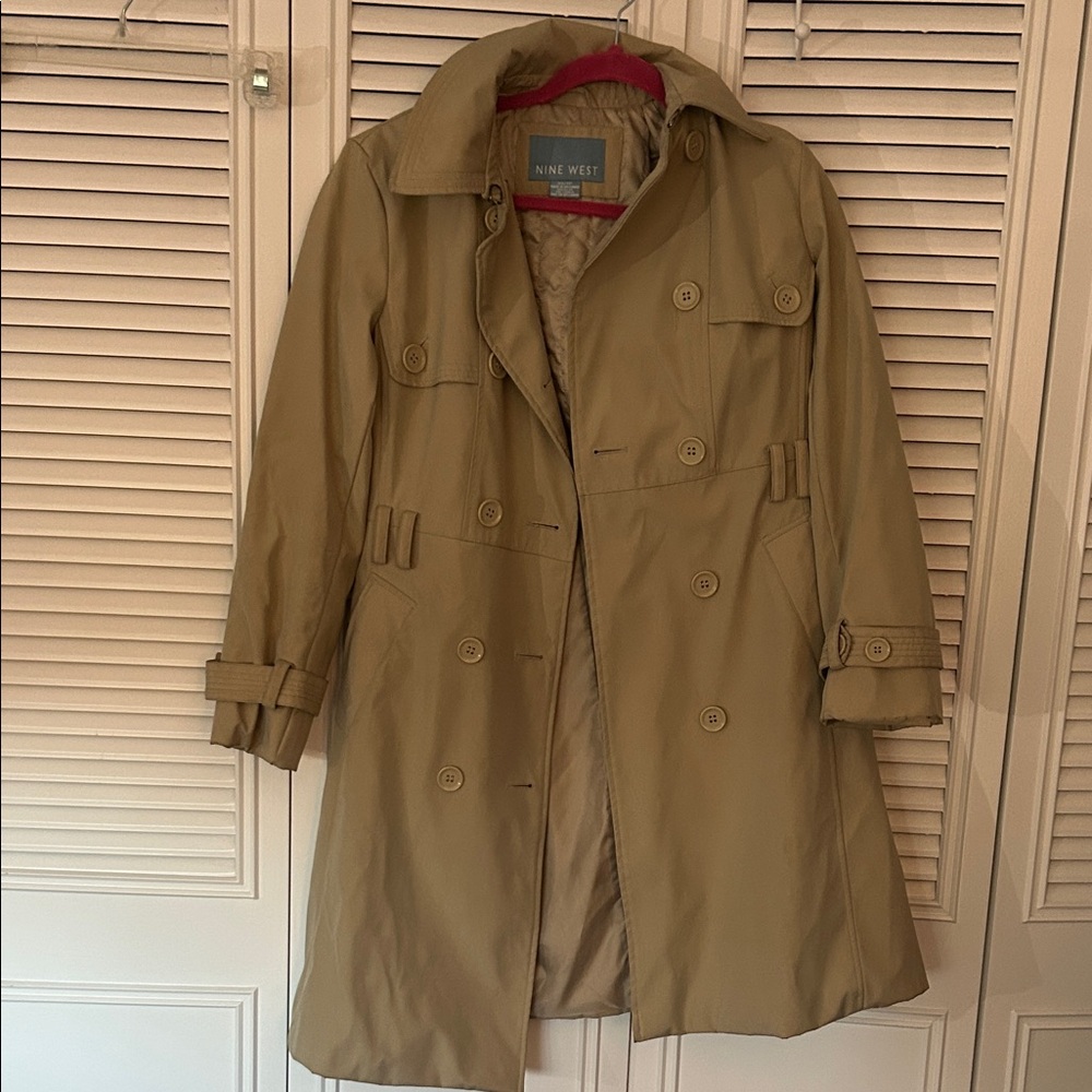 Nine West Classic Beige Trench Coat